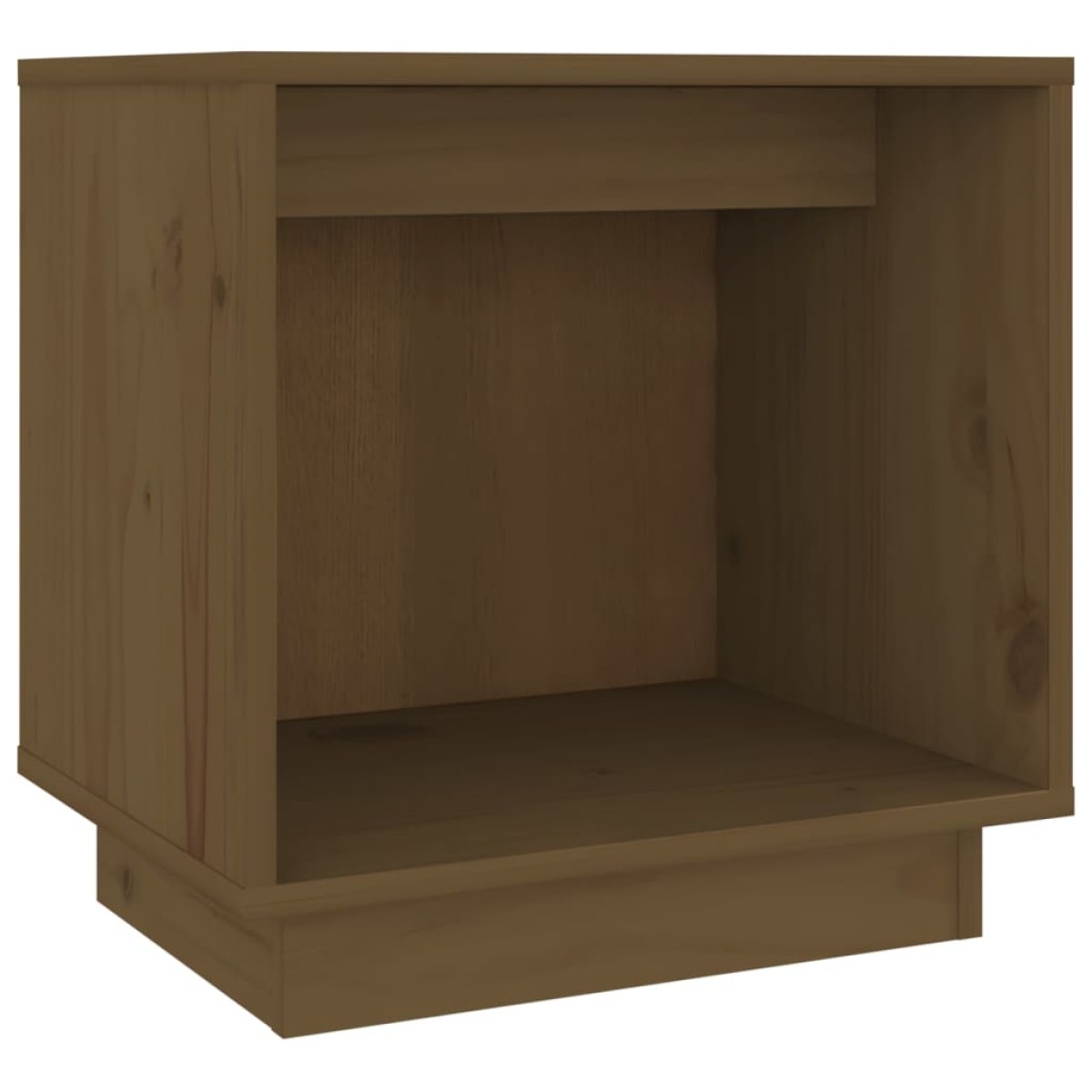 vidaXL Κομοδίνο Καφέ Μελί 40 x 30 x 40 εκ. από Μασίφ Ξύλο Πεύκου