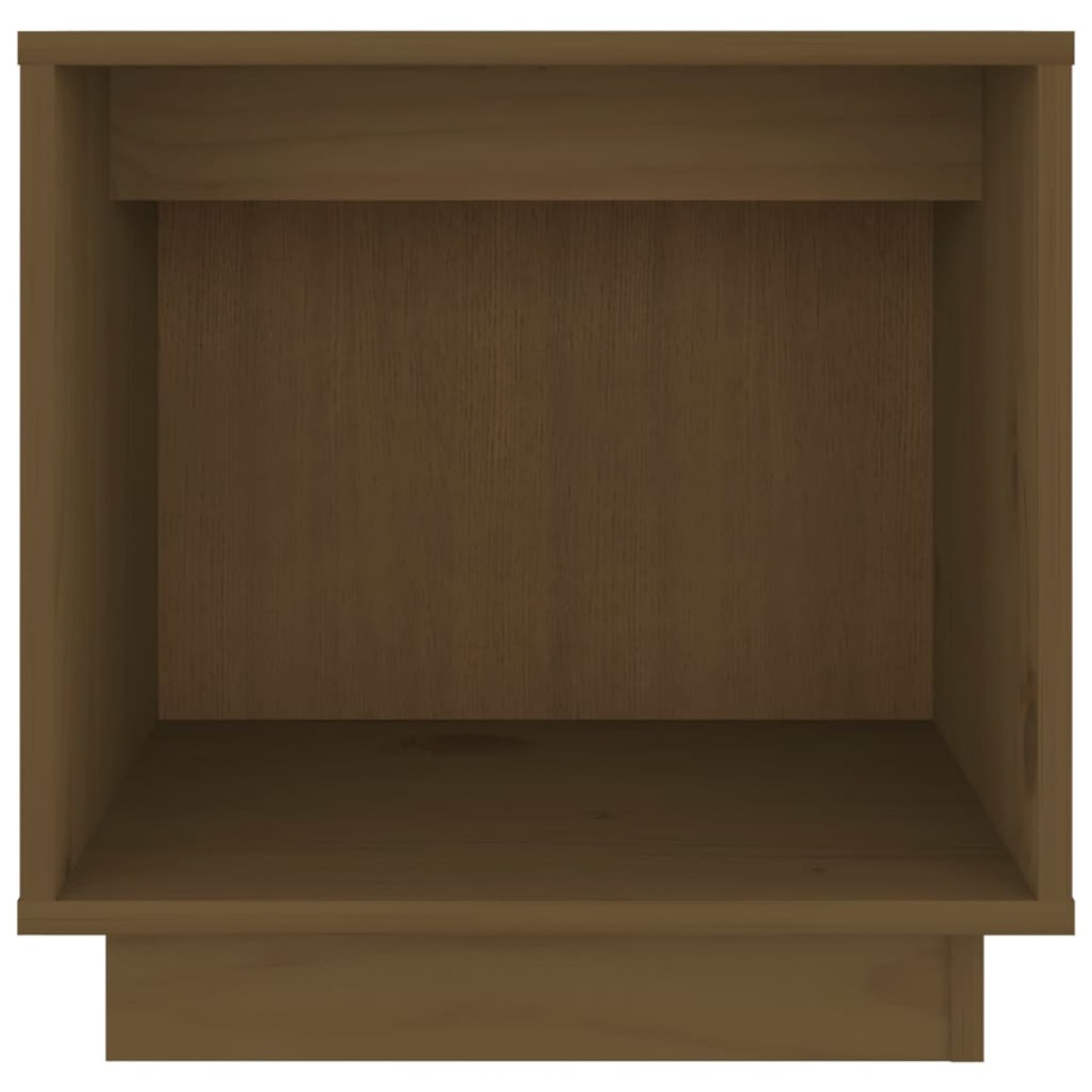 vidaXL Κομοδίνο Καφέ Μελί 40 x 30 x 40 εκ. από Μασίφ Ξύλο Πεύκου