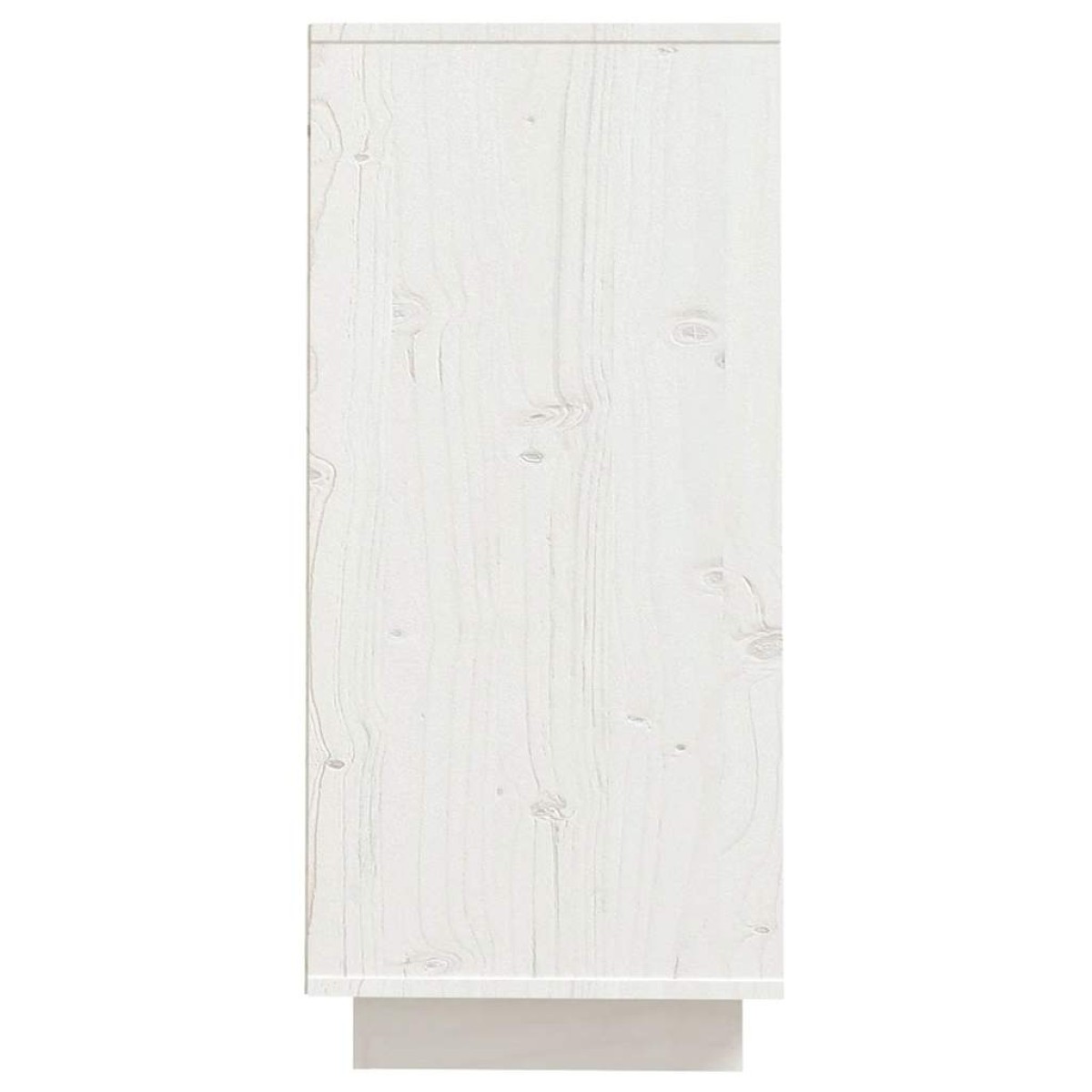 vidaXL Συρταριέρα Λευκή 60 x 34 x 75 εκ. από Μασίφ Ξύλο Πεύκου