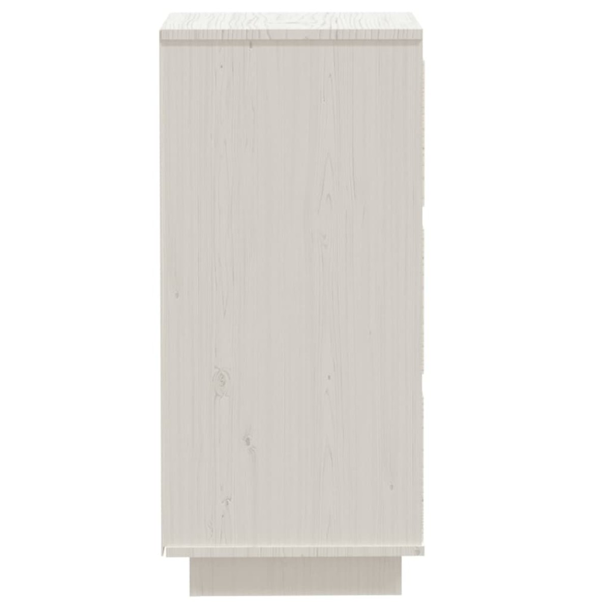 vidaXL Συρταριέρα Λευκή 32 x 34 x 75 εκ. από Μασίφ Ξύλο Πεύκου