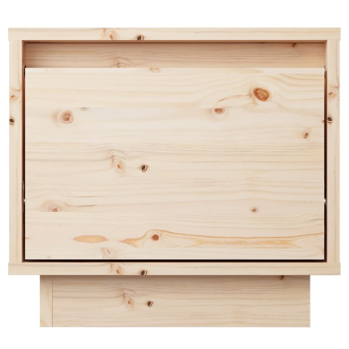 vidaXL Κομοδίνα 2 τεμ. 35 x 34 x 32 εκ. από Μασίφ Ξύλο Πεύκου