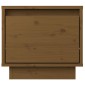 vidaXL Κομοδίνα 2 τεμ. Καφέ Μελί 35 x 34 x 32 εκ. Μασίφ Ξύλο Πεύκου