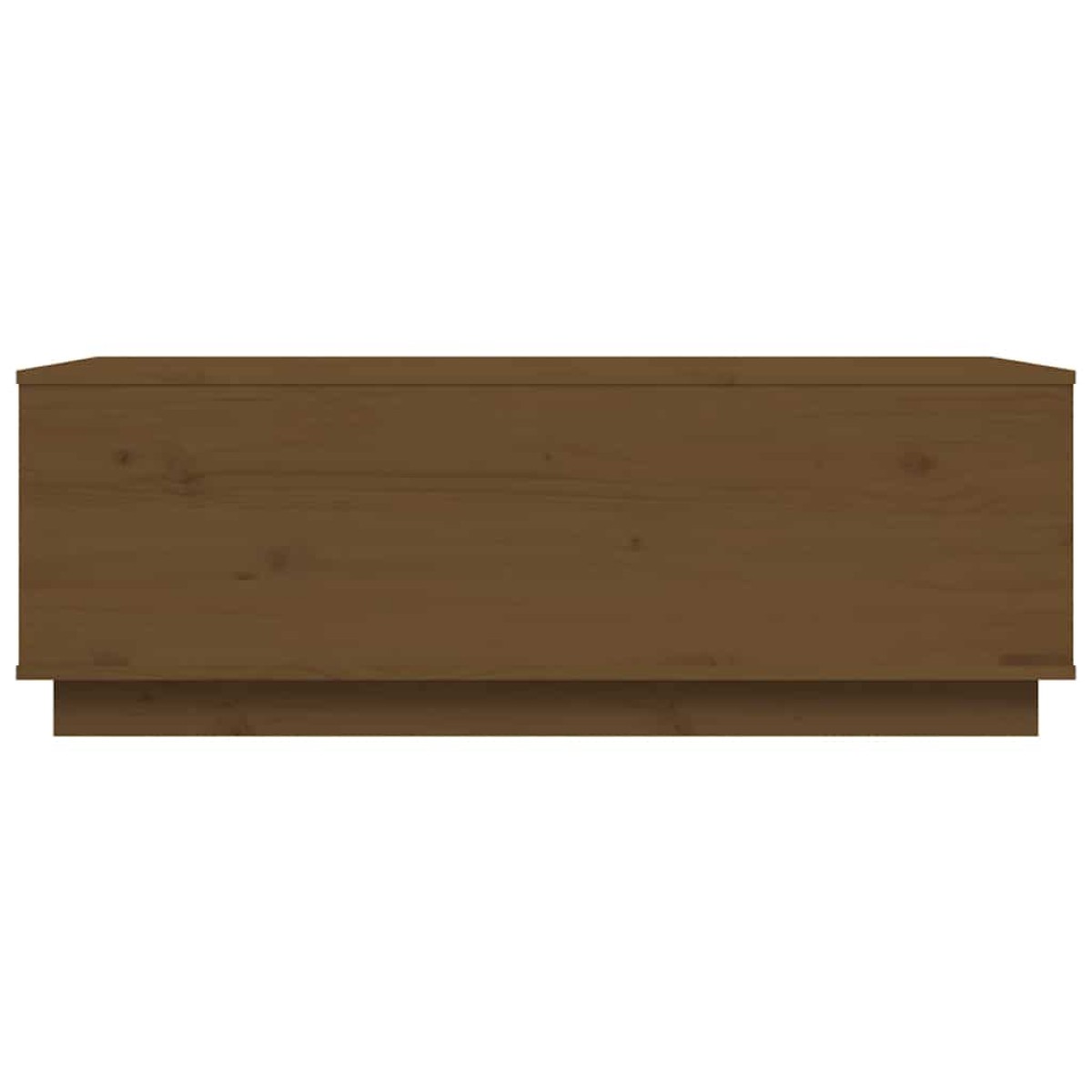 vidaXL Τραπεζάκι Σαλονιού Καφέ Μελί 100x50x35 εκ. Μασίφ Ξύλο Πεύκου