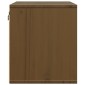 vidaXL Ντουλάπι Τοίχου Καφέ Μελί 45 x 30 x 35 εκ. Μασίφ Ξύλο Πεύκου