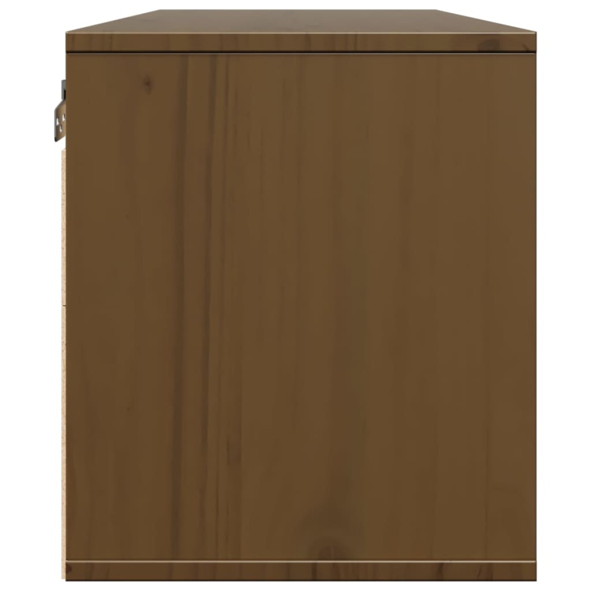vidaXL Ντουλάπια Τοίχου 2 τεμ. Καφέ Μελί 45x30x35 εκ Μασίφ Ξύλο Πεύκου