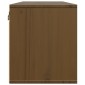 vidaXL Ντουλάπια Τοίχου 2 τεμ. Καφέ Μελί 45x30x35 εκ Μασίφ Ξύλο Πεύκου