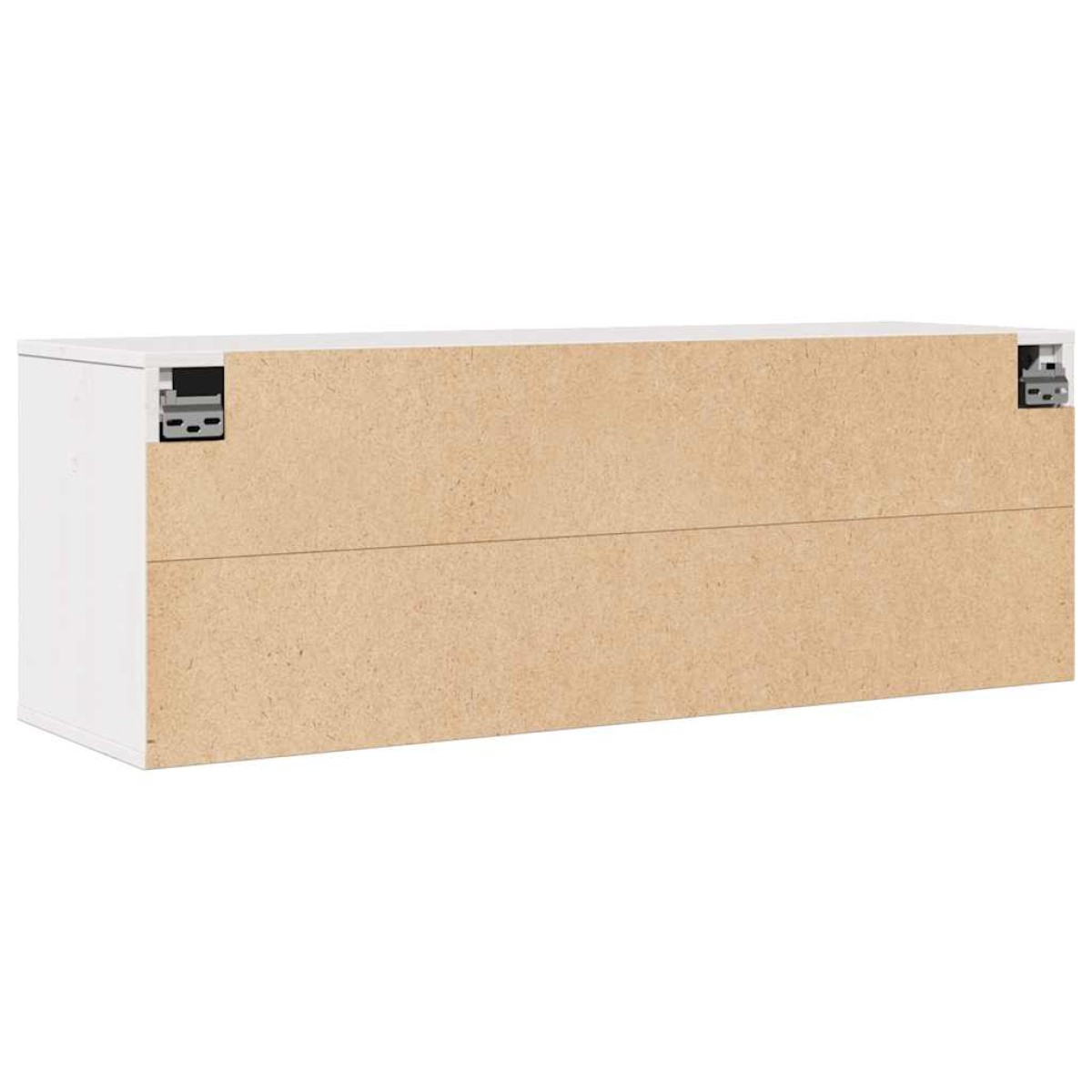vidaXL Ντουλάπι Τοίχου Λευκό 100 x 30 x 35 εκ. από Μασίφ Ξύλο Πεύκου