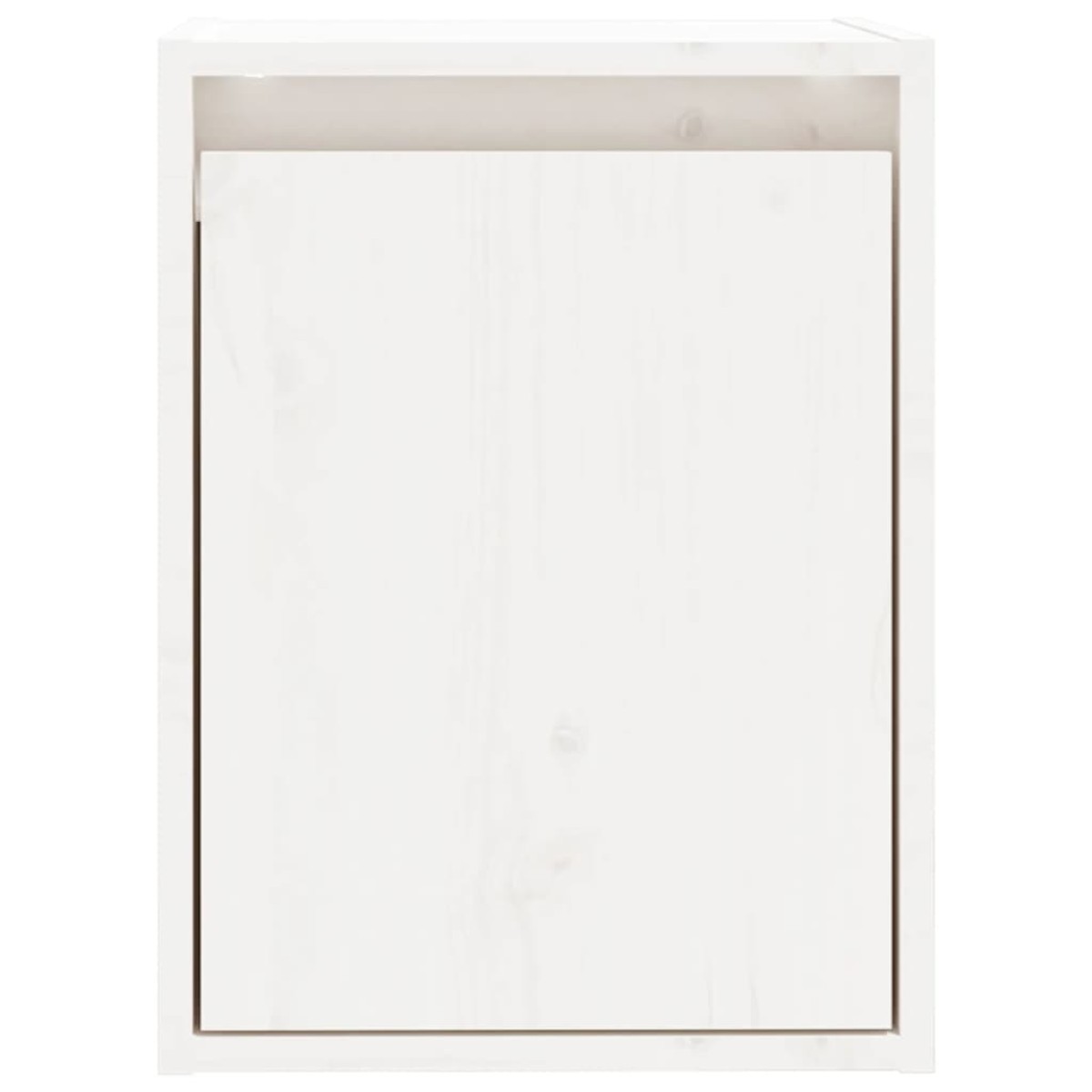 vidaXL Ντουλάπια Τοίχου 2 τεμ. Λευκά 30x30x40 εκ. Μασίφ Ξύλο Πεύκου