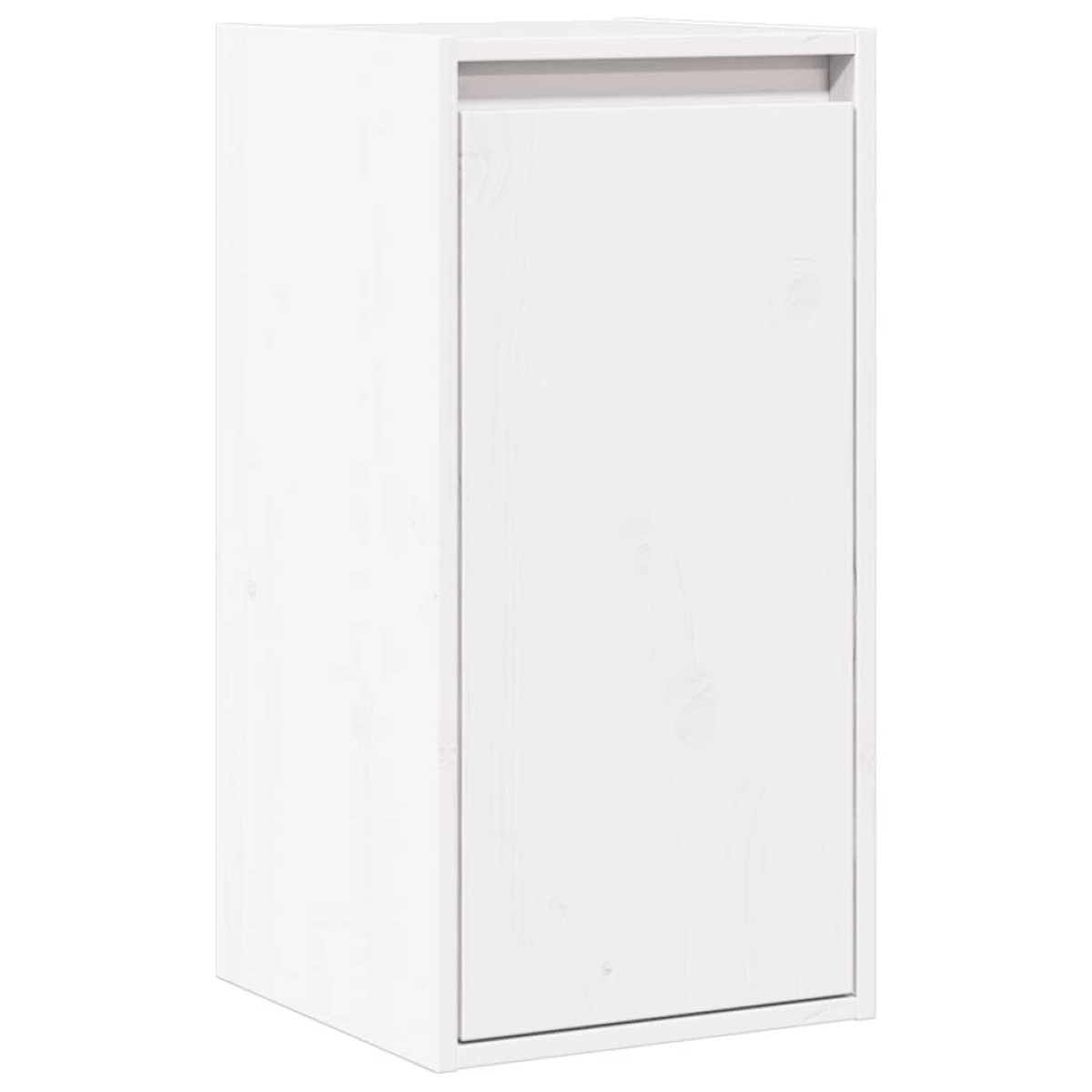 vidaXL Ντουλάπια Τοίχου 2 τεμ. Λευκά 30x30x60 εκ από Μασίφ Ξύλο Πεύκου