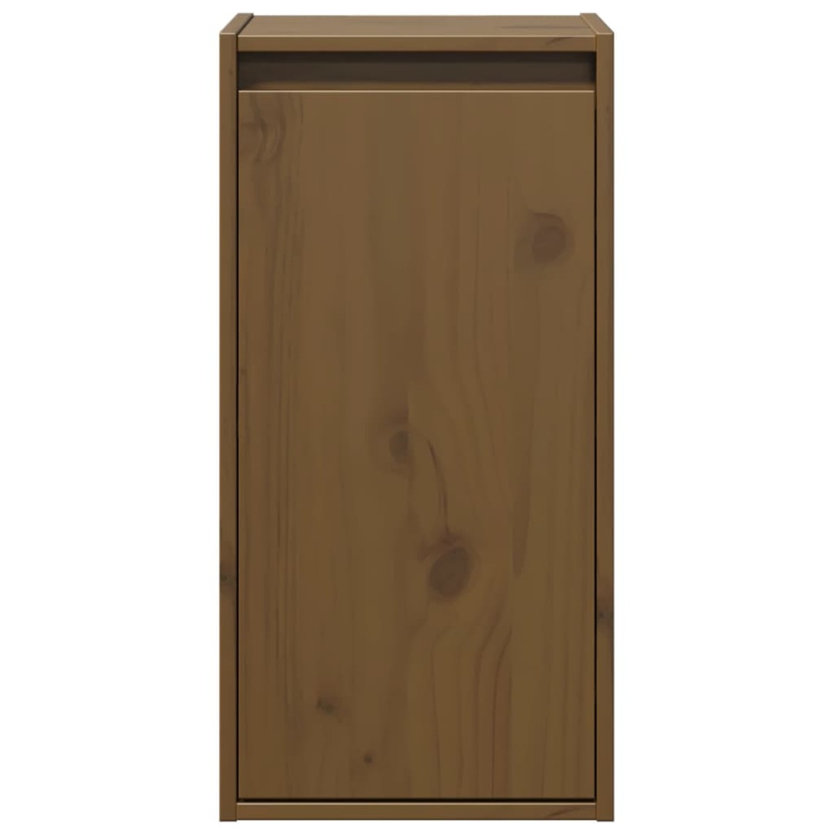 vidaXL Ντουλάπι Τοίχου Καφέ Μελί 30x30x60 εκ. από Μασίφ Ξύλο Πεύκου