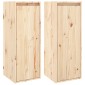 vidaXL Ντουλάπια Τοίχου 2 τεμ. 30 x 30 x 80 εκ από Μασίφ Ξύλο Πεύκου