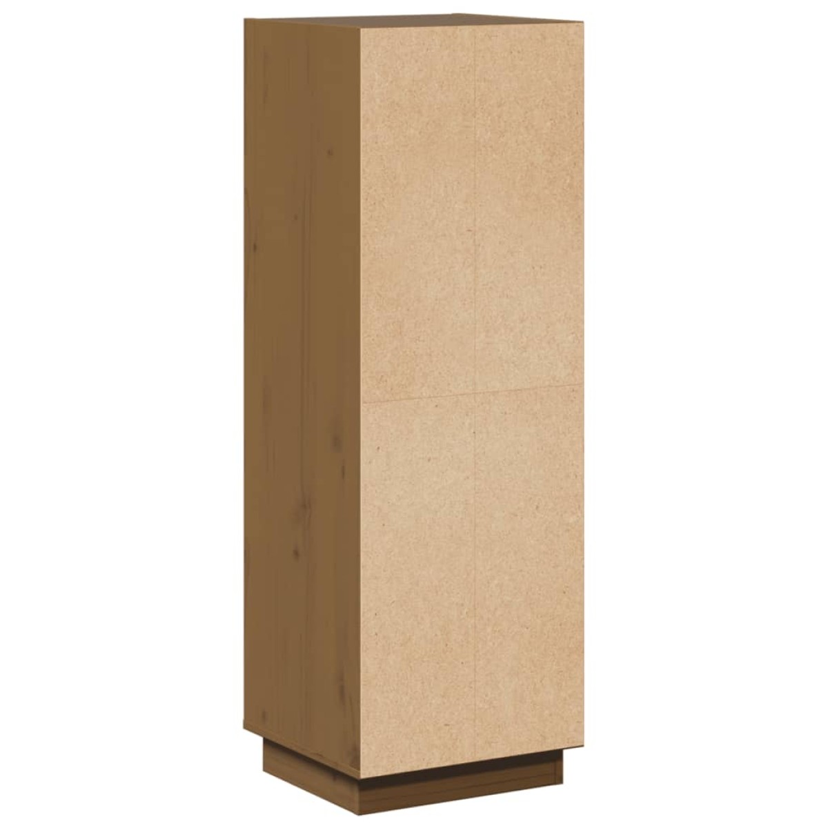 vidaXL Ντουλάπι Καφέ Μελί 37 x 34 x 110 εκ. από Μασίφ Ξύλο Πεύκου