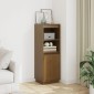 vidaXL Ντουλάπι Καφέ Μελί 37 x 34 x 110 εκ. από Μασίφ Ξύλο Πεύκου