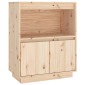 vidaXL Ντουλάπι 60 x 34 x 75 εκ. από Μασίφ Ξύλο Πεύκου