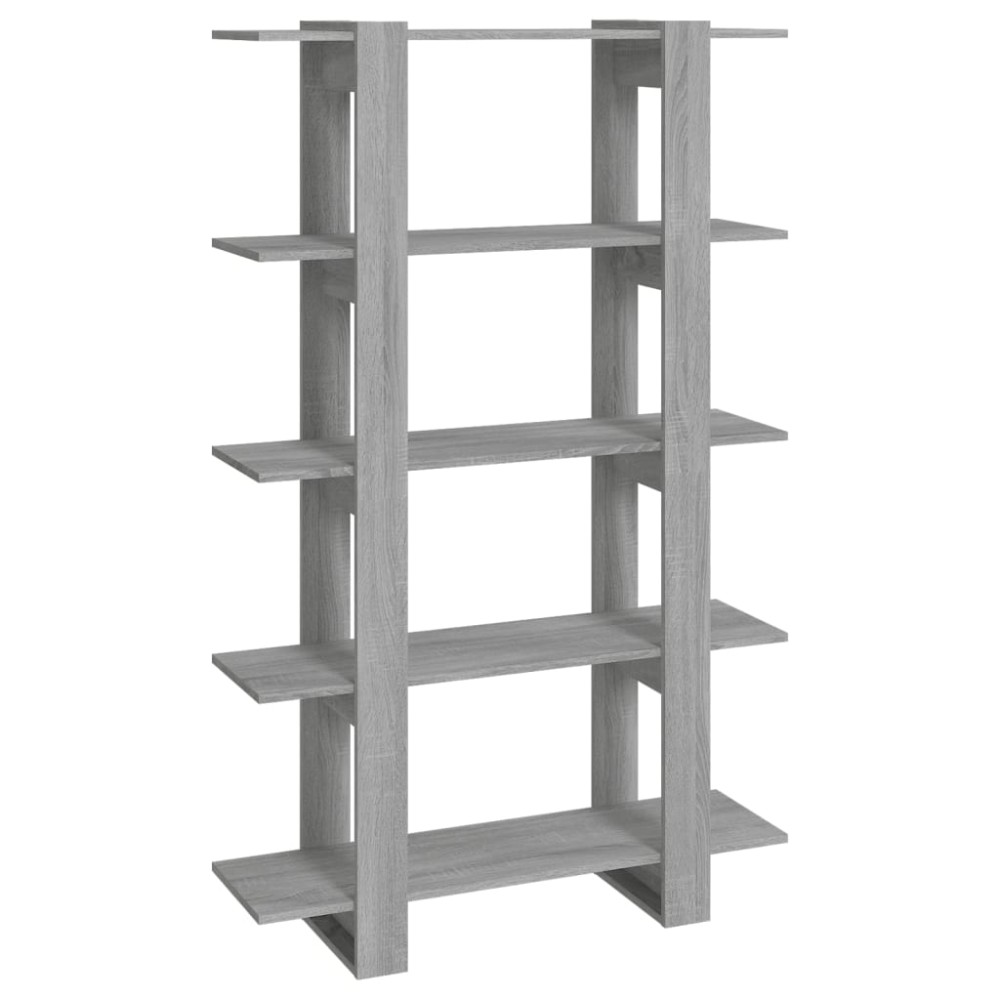 vidaXL Βιβλιοθήκη/Διαχωριστικό Χώρου Γκρι Sonoma 100 x 30 x 160 εκ.