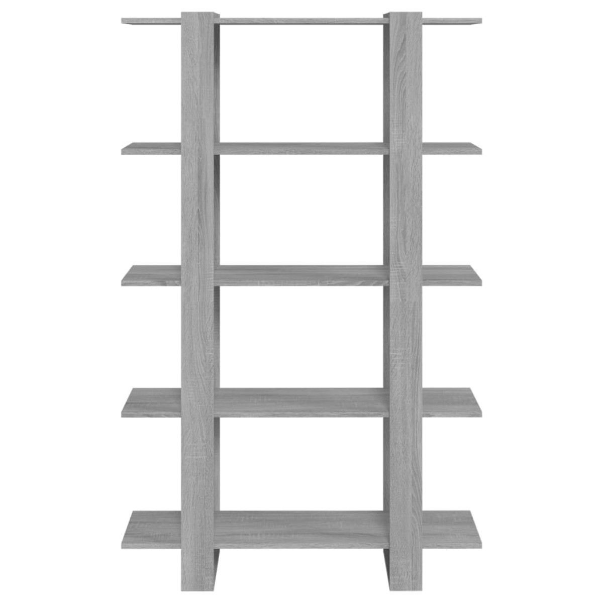 vidaXL Βιβλιοθήκη/Διαχωριστικό Χώρου Γκρι Sonoma 100 x 30 x 160 εκ.