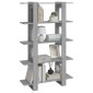 vidaXL Βιβλιοθήκη/Διαχωριστικό Χώρου Γκρι Sonoma 100 x 30 x 160 εκ.
