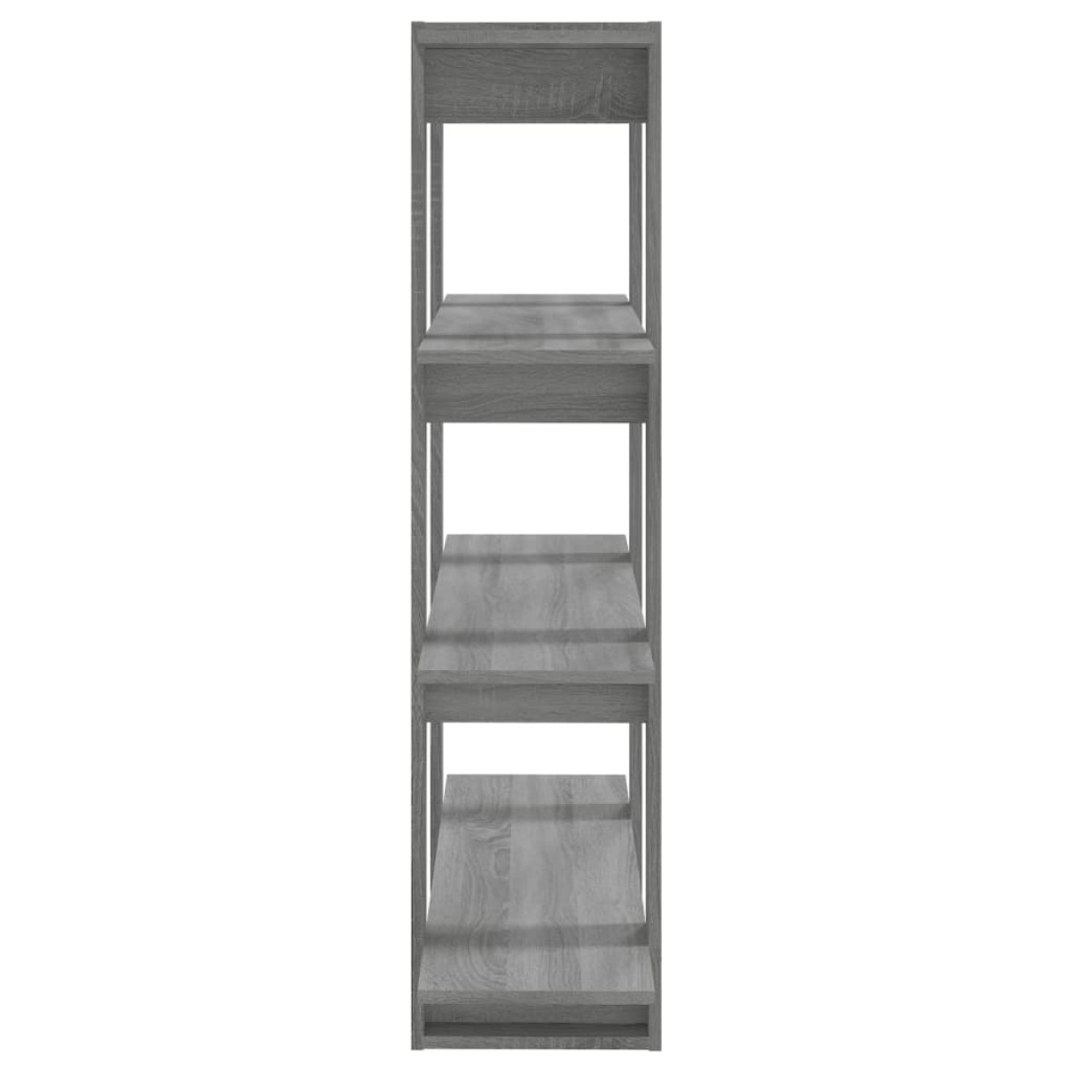 vidaXL Βιβλιοθήκη/Διαχωριστικό Χώρου Γκρι Sonoma 100 x 30 x 123,5 εκ.