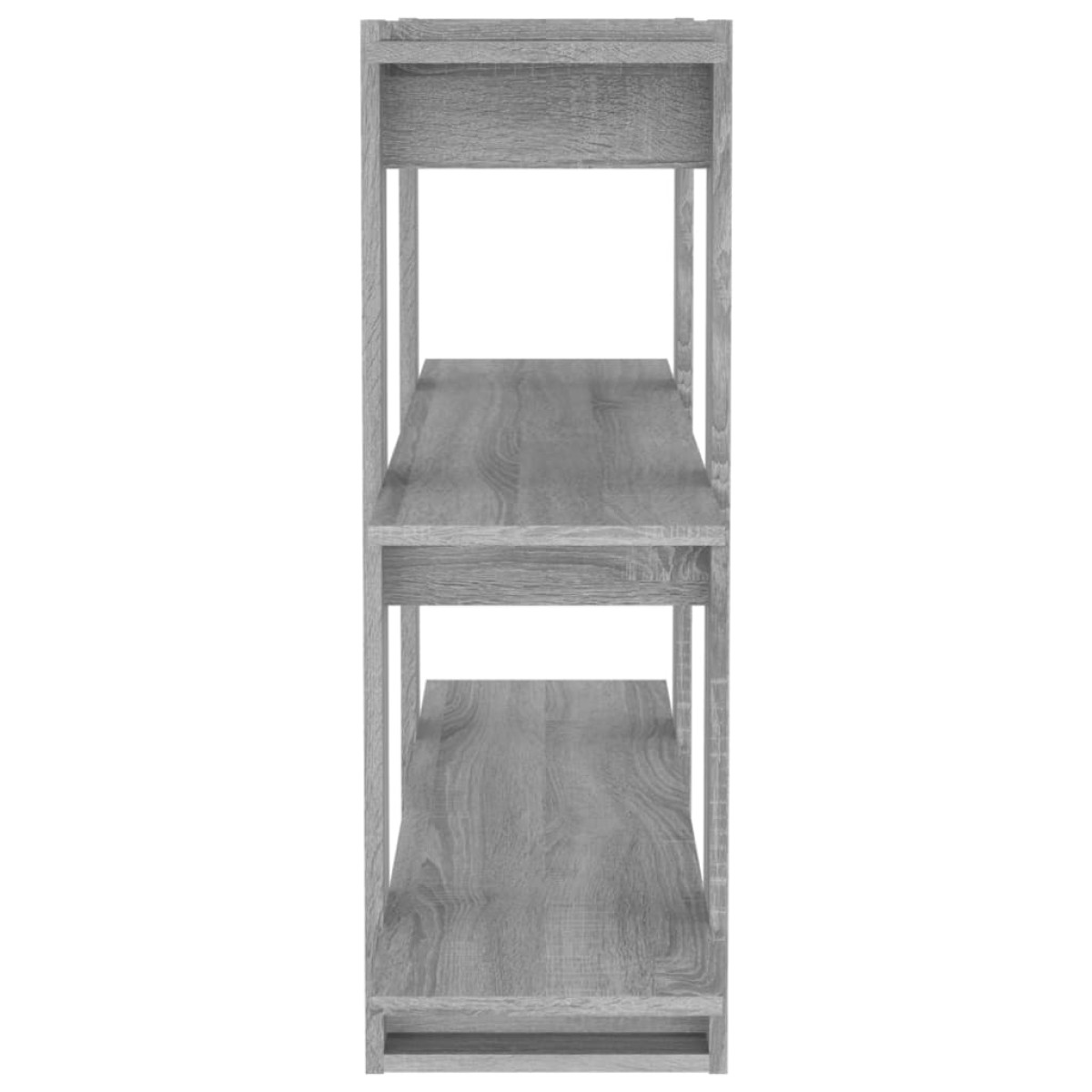 vidaXL Βιβλιοθήκη/Διαχωριστικό Χώρου Γκρι Sonoma 100 x 30 x 87 εκ.