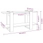 vidaXL Βιβλιοθήκη Ραφιέρα Γκρι Sonoma 100x30x51 εκ. Επεξεργασμένο Ξύλο
