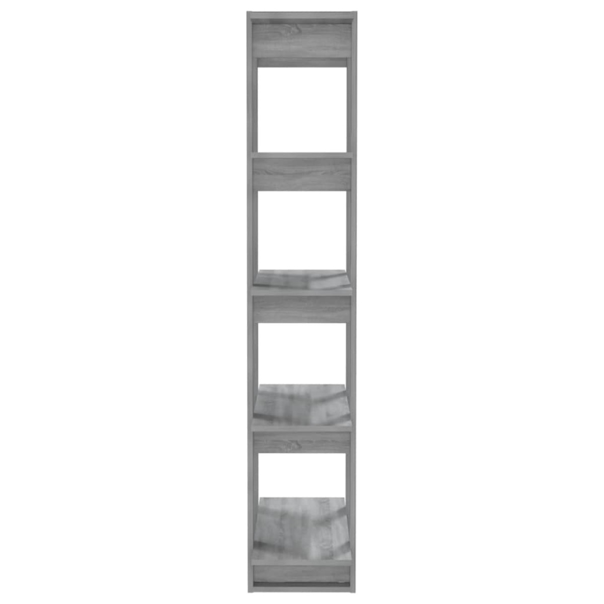 vidaXL Βιβλιοθήκη/Διαχωρ. Χώρου Γκρι Sonoma 80x30x160 εκ. Μοριοσανίδα