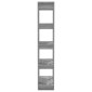 vidaXL Βιβλιοθήκη/Διαχωρ. Χώρου Γκρι Sonoma 80x30x160 εκ. Μοριοσανίδα