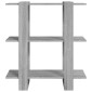 vidaXL Βιβλιοθήκη/Διαχωριστικό Χώρου Γκρι Sonoma 80 x 30 x 87 εκ.