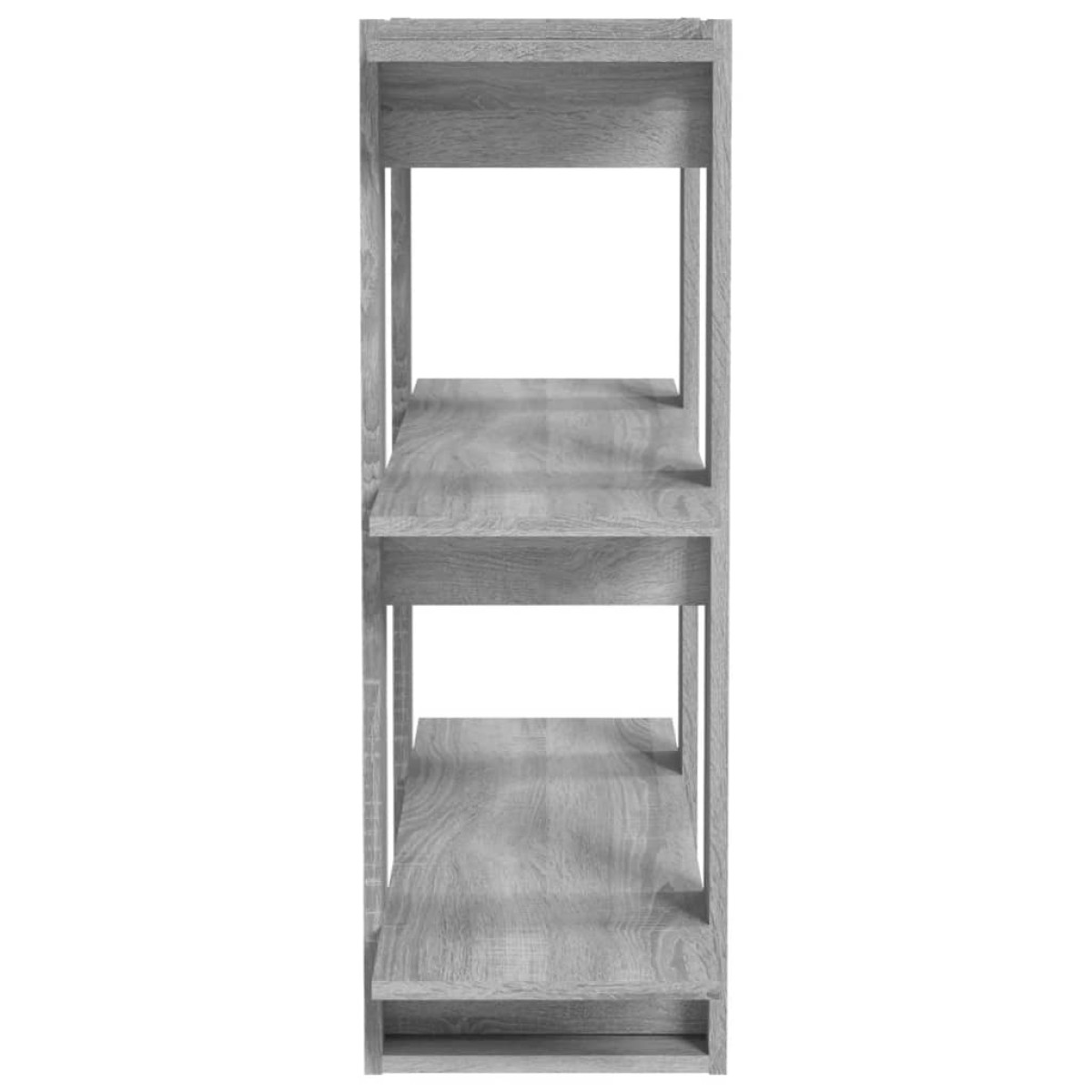 vidaXL Βιβλιοθήκη/Διαχωριστικό Χώρου Γκρι Sonoma 80 x 30 x 87 εκ.