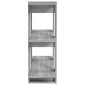 vidaXL Βιβλιοθήκη/Διαχωριστικό Χώρου Γκρι Sonoma 80 x 30 x 87 εκ.