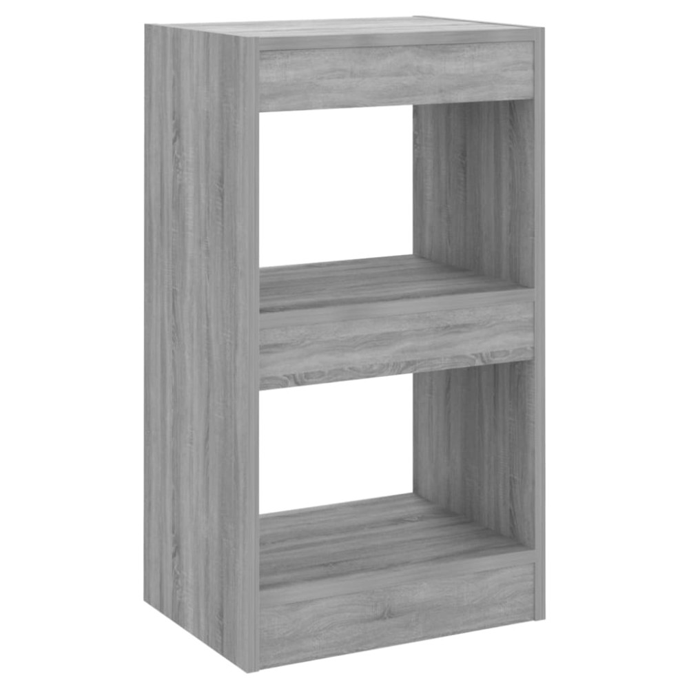 vidaXL Βιβλιοθήκη/Διαχωριστικό Χώρου Γκρι Sonoma 40x30x72 εκ.