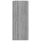 vidaXL Βιβλιοθήκη/Διαχωριστικό Χώρου Γκρι Sonoma 40x30x72 εκ.