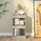 vidaXL Βιβλιοθήκη/Διαχωριστικό Χώρου Γκρι Sonoma 40x30x72 εκ.