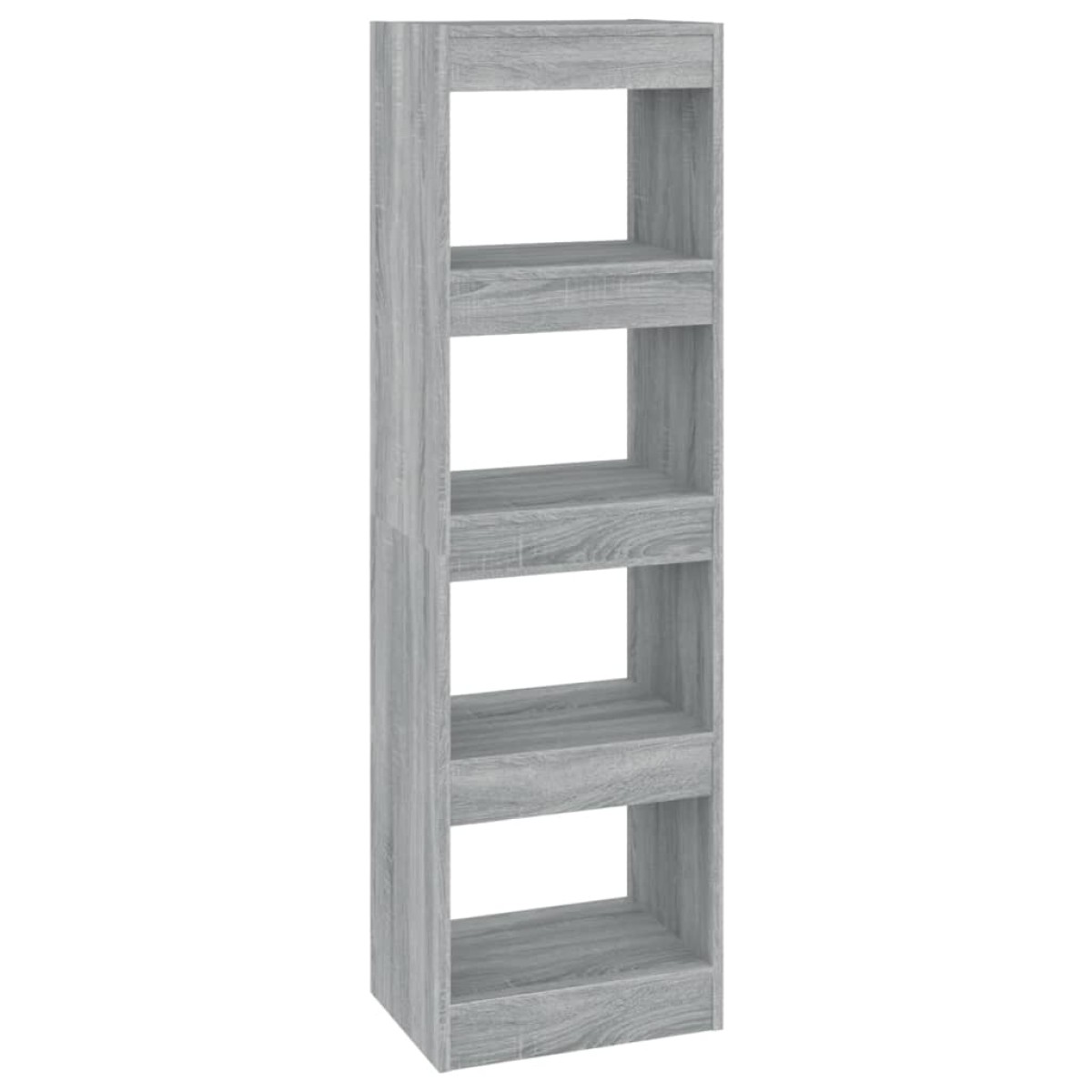 vidaXL Βιβλιοθήκη/Διαχωριστικό Χώρου Γκρι Sonoma 40x30x135 εκ.