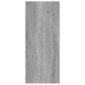 vidaXL Βιβλιοθήκη/Διαχωριστικό Χώρου Γκρι Sonoma 60x30x72 εκ.