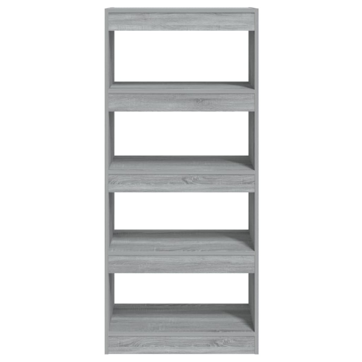 vidaXL Βιβλιοθήκη/Διαχωρ. Χώρου Γκρι Sonoma 60x30x135 εκ Επεξεργ. Ξύλο