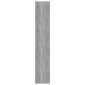 vidaXL Βιβλιοθήκη/Διαχωρ. Χώρου Γκρι Sonoma 60x30x166 εκ. Μοριοσανίδα