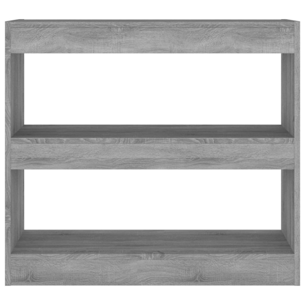vidaXL Βιβλιοθήκη/Διαχωριστικό Χώρου Γκρι Sonoma 80 x 30 x 72 εκ.