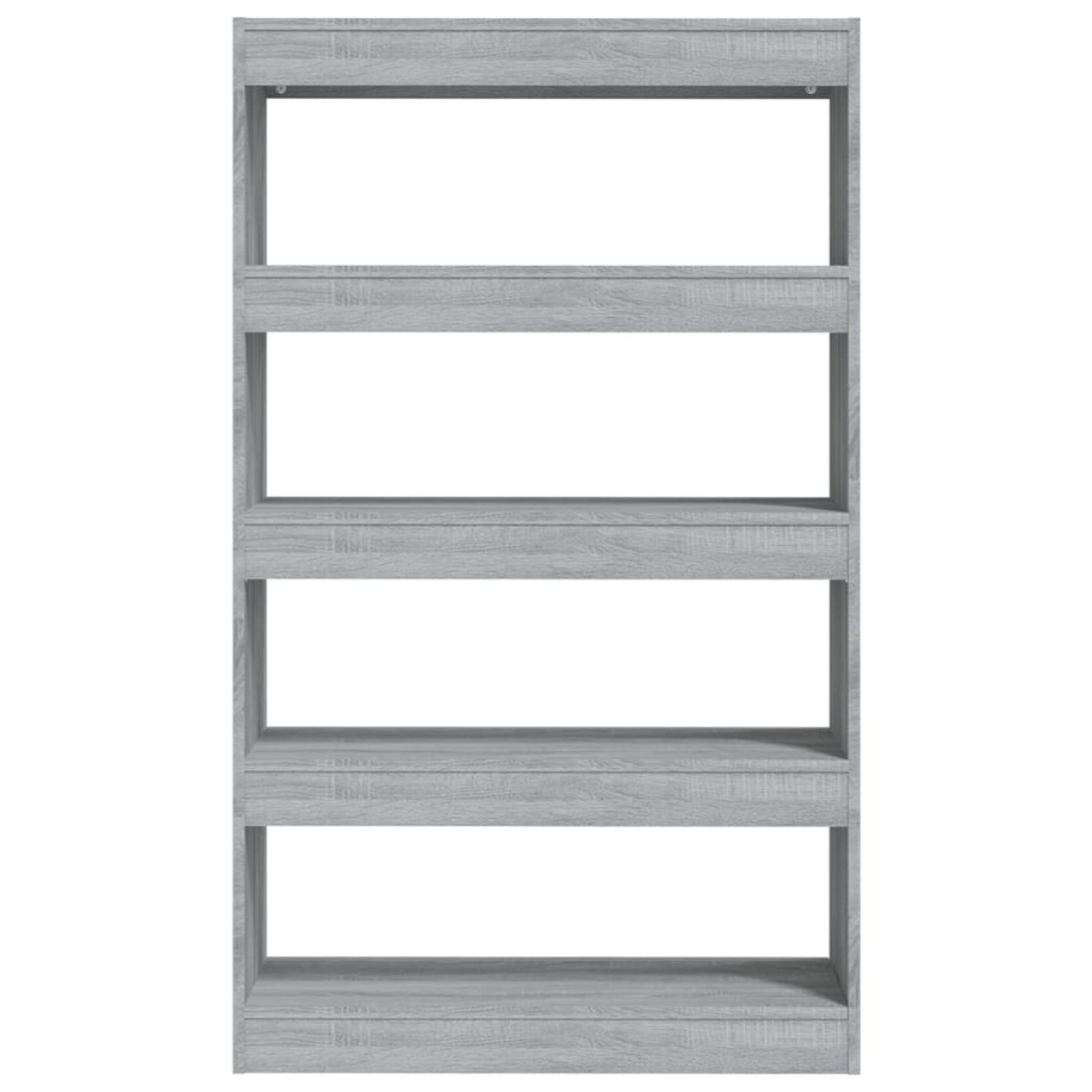 vidaXL Βιβλιοθήκη/Διαχωρ. Χώρου Γκρι Sonoma 80x30x135 εκ. Μοριοσανίδα
