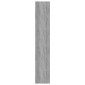 vidaXL Βιβλιοθήκη/Διαχωρ. Χώρου Γκρι Sonoma 80x30x166 εκ. Μοριοσανίδα