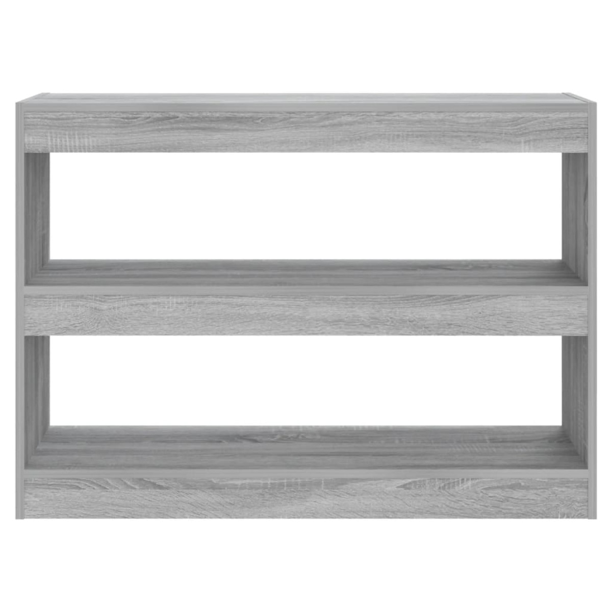 vidaXL Βιβλιοθήκη/Διαχωριστικό Χώρου Γκρι Sonoma 100x30x72 εκ.