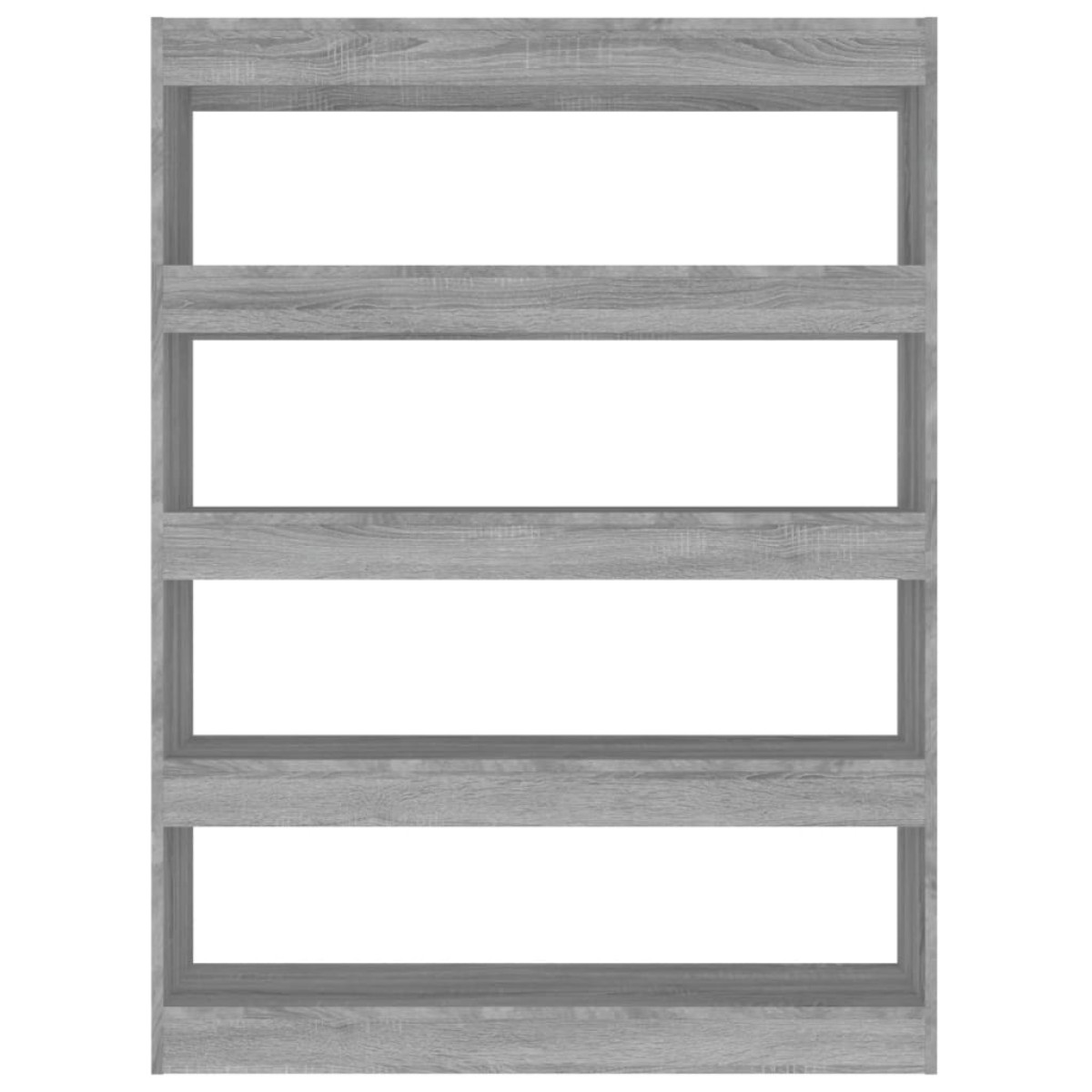 vidaXL Βιβλιοθήκη/Διαχωριστικό Χώρου Γκρι Sonoma 100x30x135 εκ.