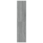 vidaXL Βιβλιοθήκη/Διαχωριστικό Χώρου Γκρι Sonoma 100x30x135 εκ.