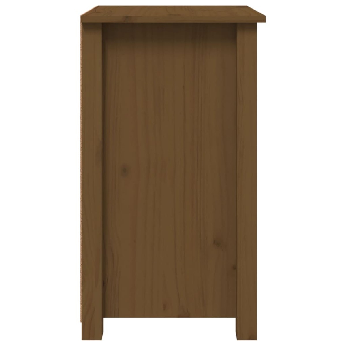 vidaXL Κομοδίνα 2 τεμ. Καφέ Μελί 40x35x61,5 εκ. από Μασίφ Ξύλο Πεύκου
