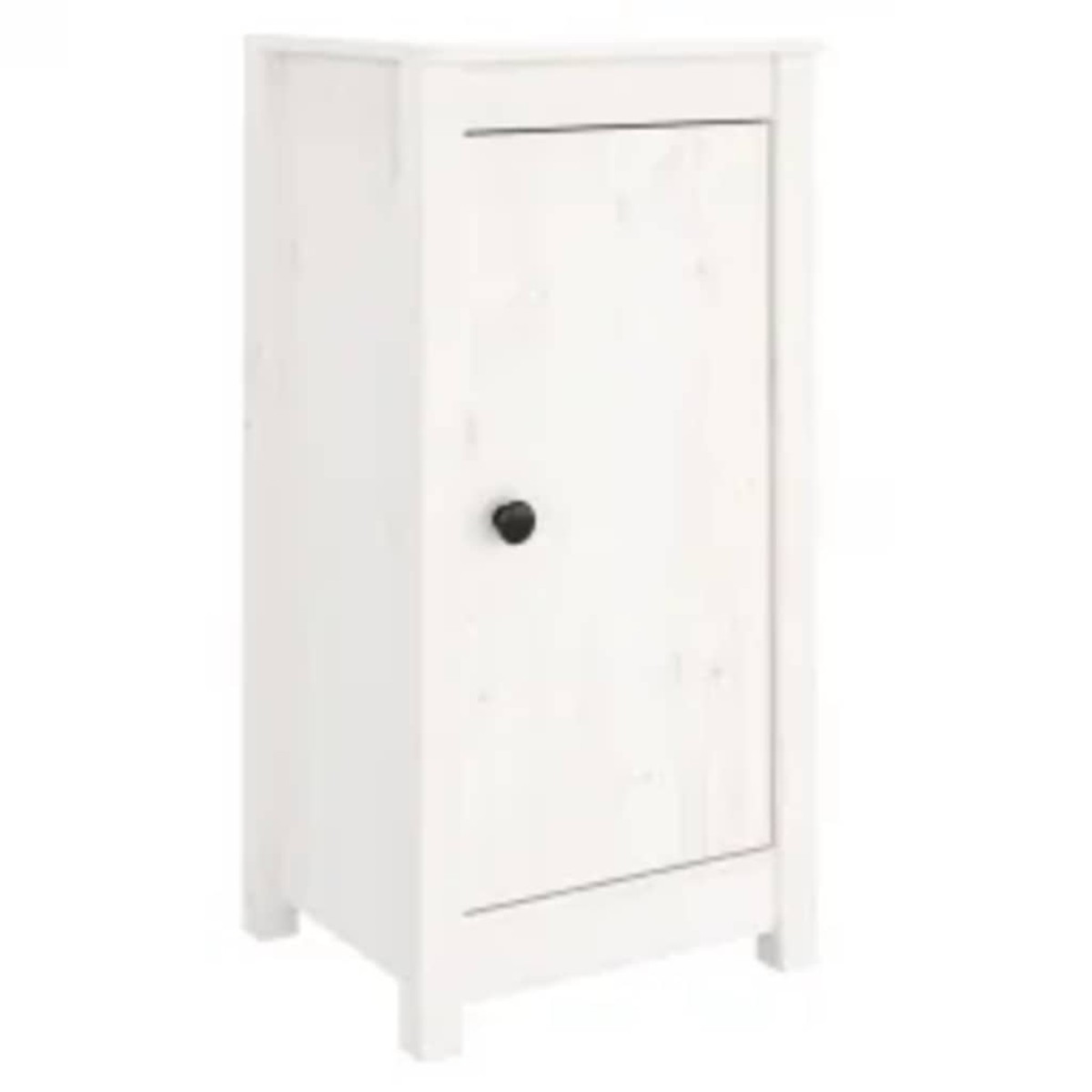 vidaXL Συρταριέρες 2 τεμ. Λευκό 40 x 35 x 80 εκ. από Μασίφ Ξύλο Πεύκου
