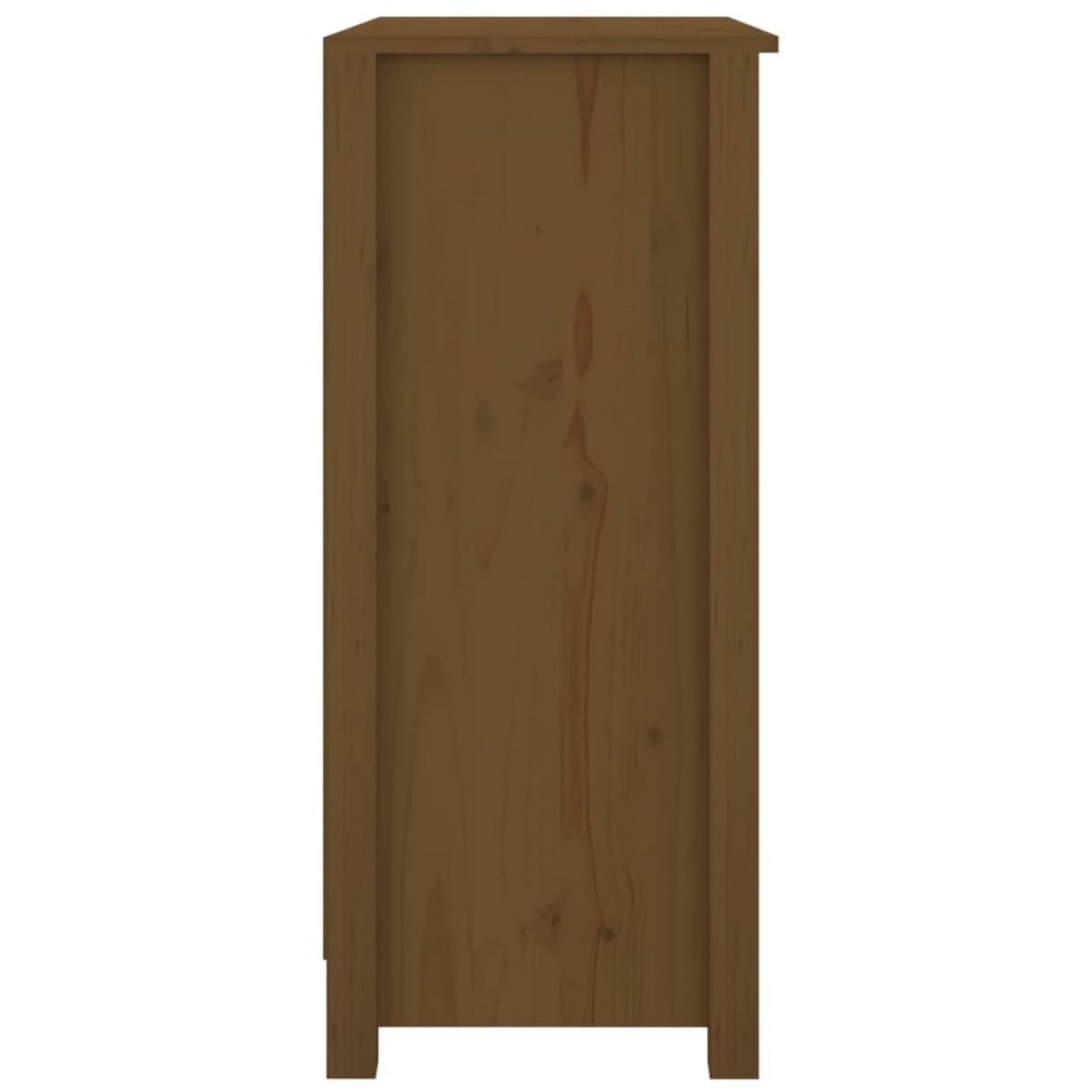 vidaXL Ντουλάπι Καφέ Μελί 70 x 35 x 80 εκ. από Μασίφ Ξύλο Πεύκου