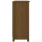 vidaXL Ντουλάπι Καφέ Μελί 70 x 35 x 80 εκ. από Μασίφ Ξύλο Πεύκου