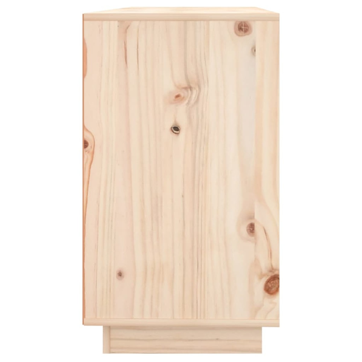 vidaXL Ντουλάπι 111x34x60 εκ. από Μασίφ Ξύλο Πεύκου