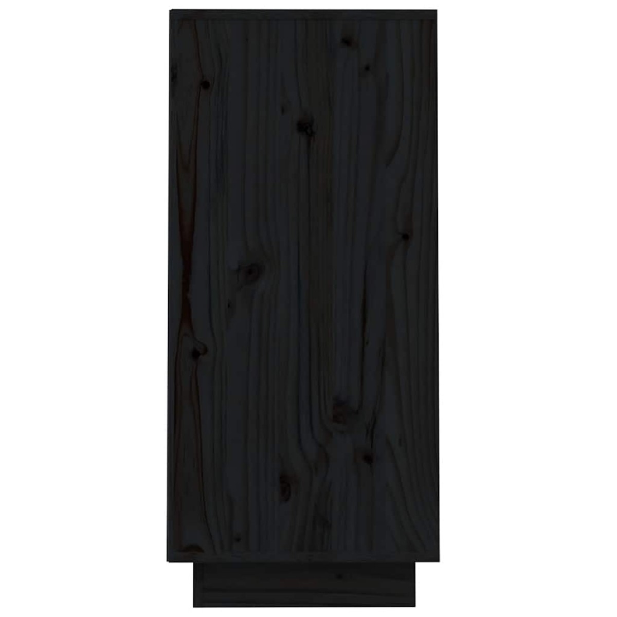 vidaXL Ντουλάπι Κονσόλα Μαύρο 60 x 34 x 75 εκ. από Μασίφ Ξύλο Πεύκου