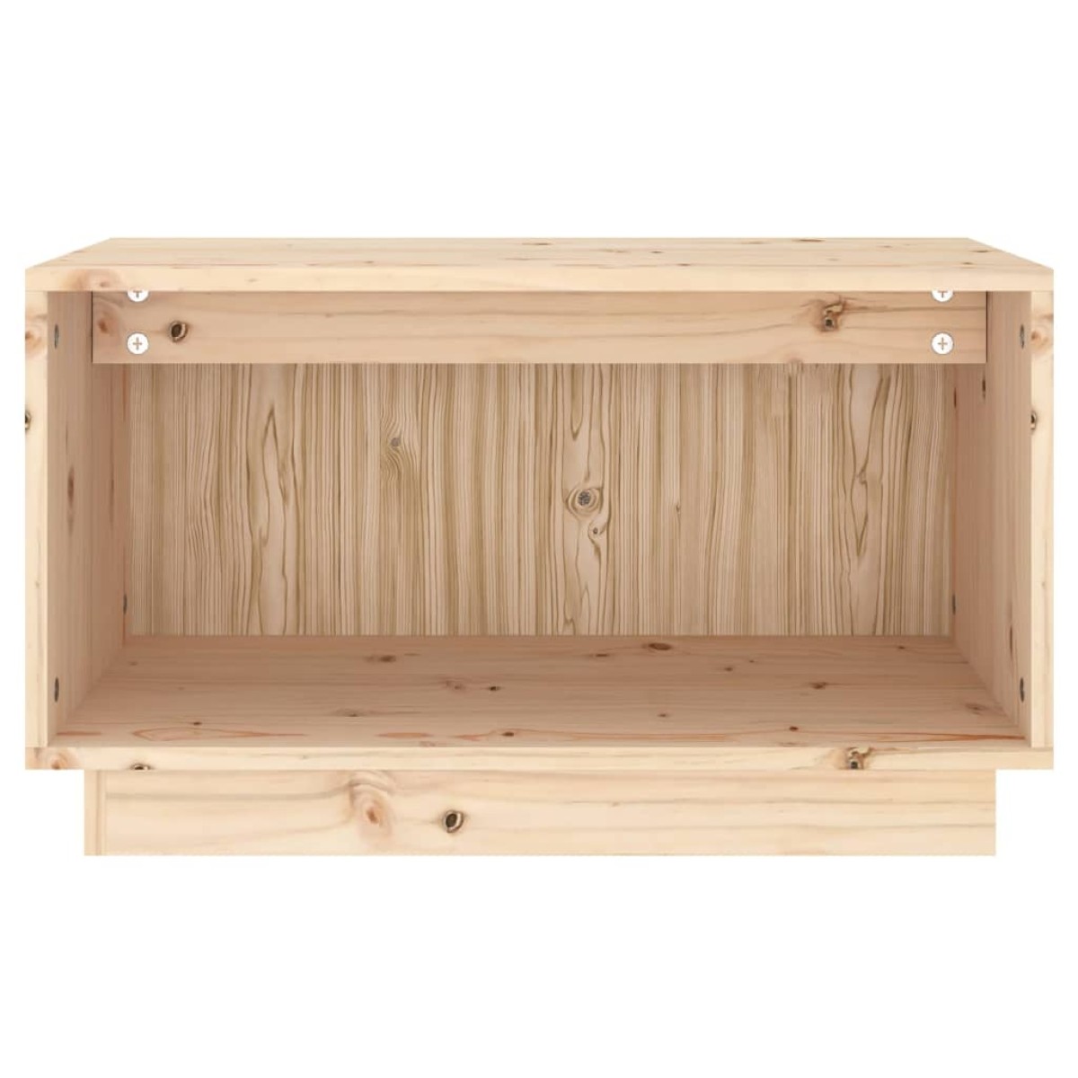 vidaXL Έπιπλο Τηλεόρασης 60 x 35 x 35 εκ. από Μασίφ Ξύλο Πεύκου