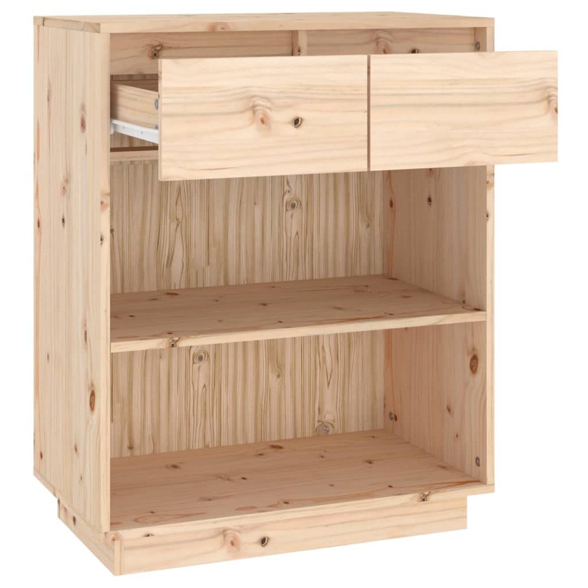 vidaXL Ντουλάπι Κονσόλα 60 x 34 x 75 εκ. από Μασίφ Ξύλο Πεύκου